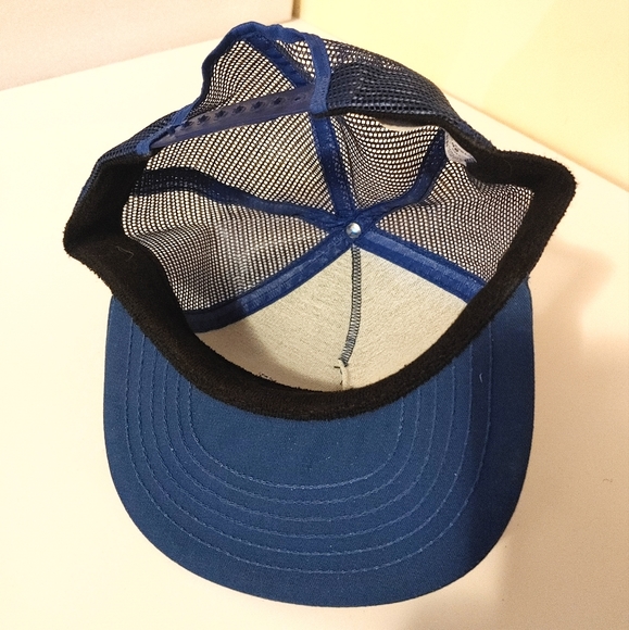 Vintage old 80's 90's Pepsi Cola Hat mesh snapback truckers style cap pop soda - Picture 3 of 4